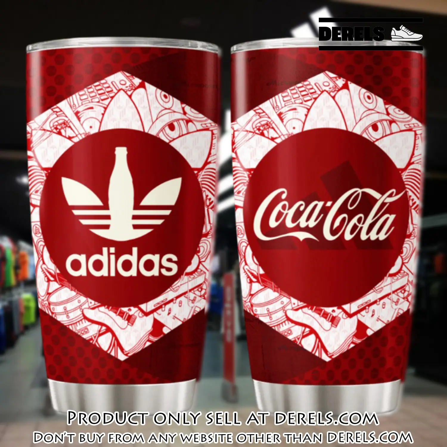 Adidas coca cola stainless steel tumbler 20oz30oz dr2535777